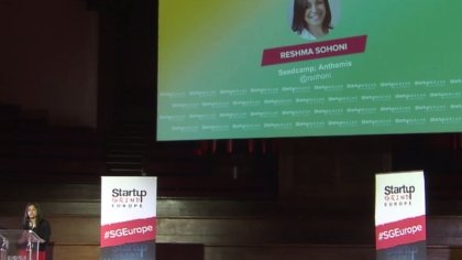 Startup Grind Hosts- Reshma Sonomi, CEO of Seedcamp
