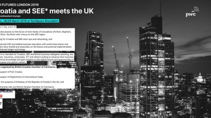 Tech Futures London event 2019 - Croatia and SEE meets the UK